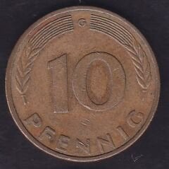 Almanya 10 Pfennig 1978 G