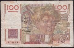 Fransa 100 Frank 1947 Haliyle