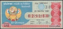 1987 29 Mayıs Yarım Bilet - Z-B Serisi