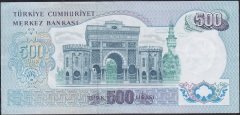 6.Emisyon 2.Tertip 500 Lira L77 039528 Çilaltı