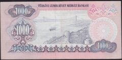 6.Emisyon 3.Tertip 1000 Lira F71 059918 Çok Temiz+