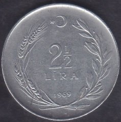 1969 YILI 2.5 LİRA