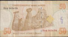 8.Emisyon 50 YTL B04 565678 Çok Temiz