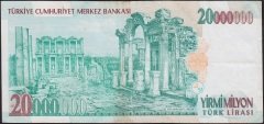 7.Emisyon 20 000 000 Lira C40 078771 Çok Temiz+