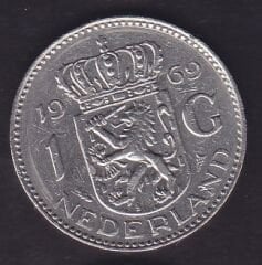 Hollanda 1 Gulden 1969