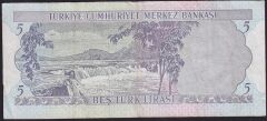 6.Emisyon 2.Tertip 5 Lira I89 420659 Çok Temiz+