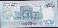 6.Emisyon 2.Tertip 500 Lira L75 049447 Çilaltı Çil