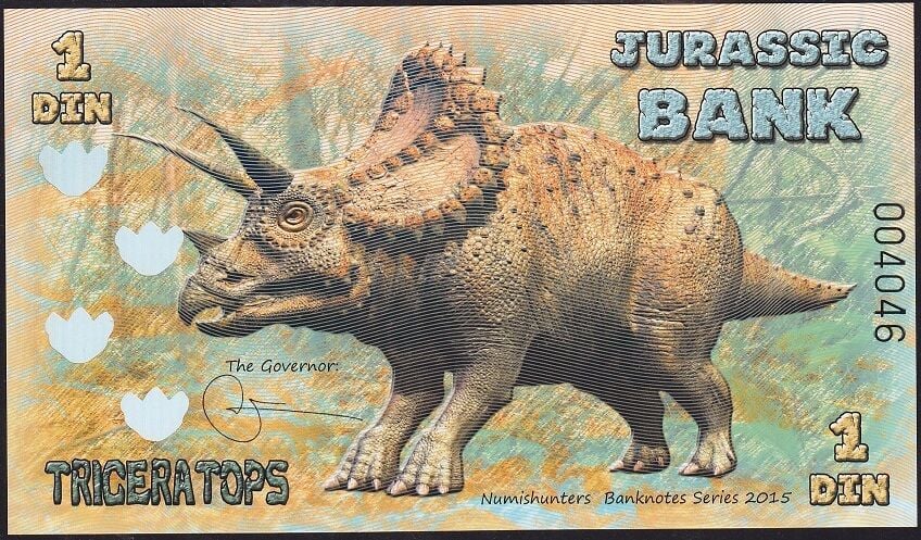 Jurassic Bank 1 Din Polymer Çil