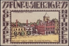 ALMANYA 75 PFENNİG NOTGELD 1921 ÇİL