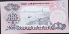 6.Emisyon 3.Tertip 1000 Lira F70 194870 Çilaltı
