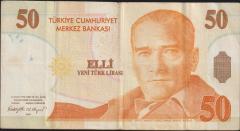 8.Emisyon 50 YTL A88 526417 Çok Temiz