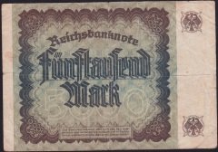 Almanya 5000 Mark 1922 Çok Temiz