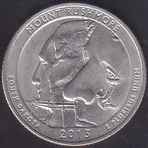 AMERİKA ÇEYREK DOLAR 2013 - SOUTH DAKOTA EYALETİ