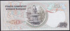6.EMİSYON 2.TERTİP 50 LİRA J23 550768 ÇİL
