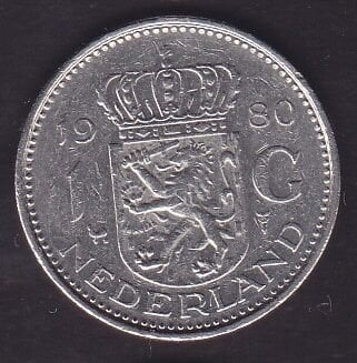 Hollanda 1 Gulden 1980