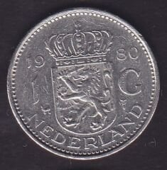 Hollanda 1 Gulden 1980