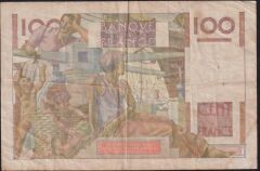 Fransa 100 Frank 15 Temmuz 1948 Çok Temiz