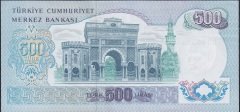6.Emisyon 2.Tertip 500 Lira L68 134162 Çok Çok Temiz Çilaltı