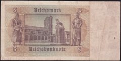 Almanya 5 Reichsmark 1942 Çok Temiz