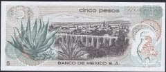 Meksika 5 Pesos 1972 Çil Pick 62c
