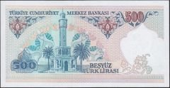 7.Emisyon 2.Tertip 500 Lira E05 219942 Çilaltı Çil