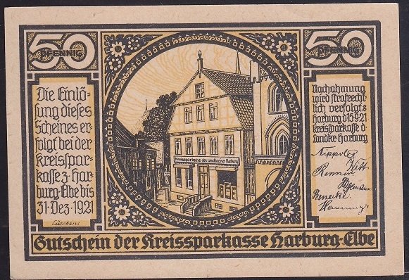 ALMANYA 50 PFENNİNG 1921 ÇİL