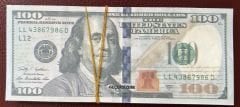 Amerika 100 Dolar Deste ( 100 Adet ) Fantazi Para -GEÇERSİZDİR