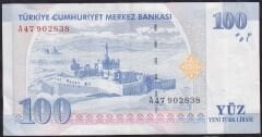 8.Emisyon 100 YTL A47 902838 Çok Temiz+