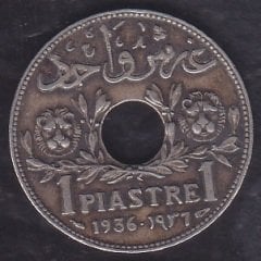 Suriye 1 Piastre 1936