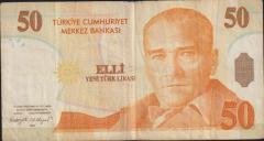 8.Emisyon 50 YTL A69 535770 Çok Temiz