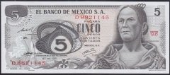 MEKSİKA 5 PESOS 1971 ÇİL