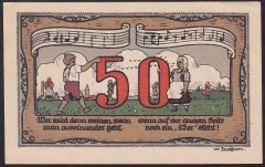 ALMANYA 50 PFENNİNG 1921 ÇİL 2 ADET 25 PFENNİG BÖLÜNMEMİŞ BLOK