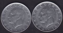 1979 Yılı 1 Lira (Ters Düz Takım)