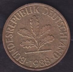 Almanya 10 Pfennig 1988 G