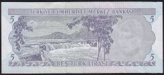 6.Emisyon 2.Tertip 5 Lira I79 131812 Çok Temiz+