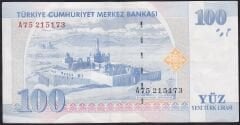 8.Emisyon 100 YTL A75 215173 Çok Temiz+