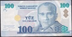 8.Emisyon 100 YTL A75 215173 Çok Temiz+