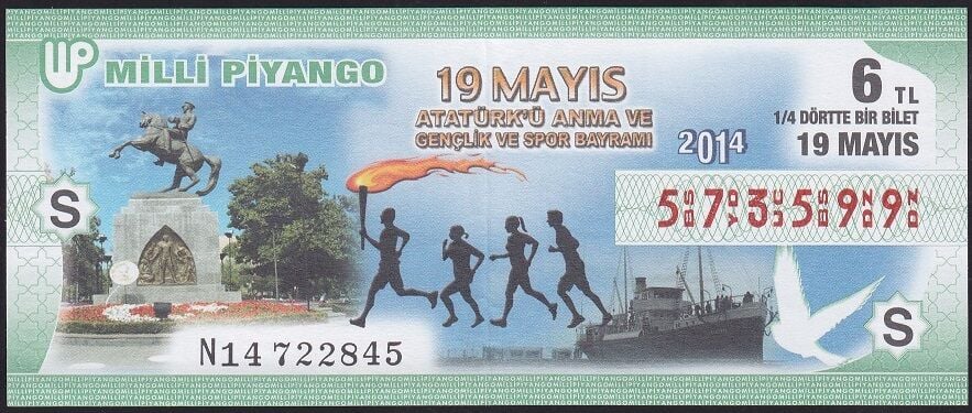 2014 19 Mayıs Çeyrek Bilet - S Serisi