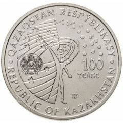Kazakistan 100 Tenge 2020 Çil Belka ve Strelka