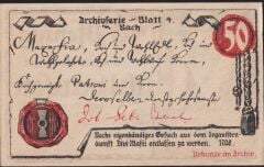 Almanya 50 Pfennig Notgeld 1921 Çil