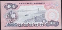 6.Emisyon 3.Tertip 1000 Lira F48 014298 Çok Temiz+