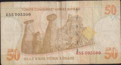 8.Emisyon 50 YTL A55 705500 Haliyle