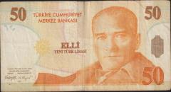 8.Emisyon 50 YTL A55 705500 Haliyle