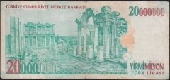 7.Emisyon 20 000 000 Lira C11 740208 Çok Temiz