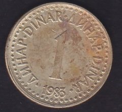 YUGOSLAVYA 1 DİNAR 1983