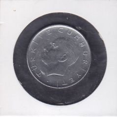 1977 Yılı 1 Lira Ters - Kapamada