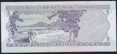 6.Emisyon 2.Tertip 5 Lira I71 391016 Çilaltı