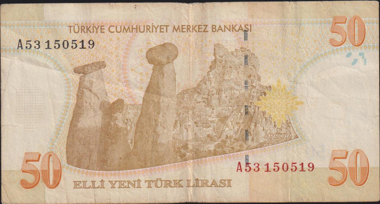 8.Emisyon 50 YTL A53 150519 Çok Temiz