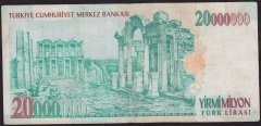 7.Emisyon 20 000 000 Lira C04 283392 Çok Temiz