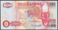 ZAMBİA 50 KWACHA 2001 ÇİL